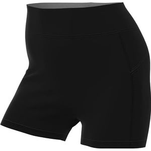 Nike Dames Shorts W Nkct Df Advtg Balshrt Reg, Zwart/Wit, FD5664-010, L