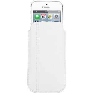 Muvit Pocket Slim Case voor Apple iPhone 5 wit