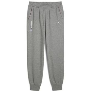 PUMA Men's BMW M Motorsport Essentials Fleece Sweatpants, Medium Gray Heather+, XXL