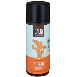 DALIO - Opbouw spoeling - 1 x 150 ml fles - voor dunner wordend haar - met biologisch plantensap gember - gecertificeerde veganistische natuurlijke cosmetica