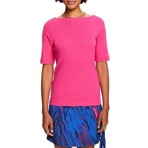 ESPRIT T-shirt voor dames, 660/roze fuchsia., XXS