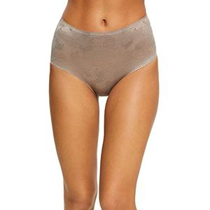 ESPRIT Shapewear slips dames Soft Shaping Lace H.w.brief,taupe (light taupe),38