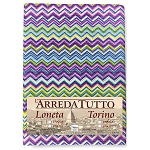 Tex family Gran Foulard sprei, sofaplaid, stof, Beatrice, lila, tweepersoonsbed