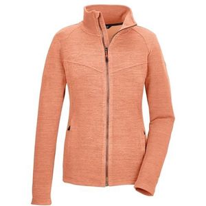 killtec dames Powerstretch jack/fleece jack met opstaande kraag KOW 112 WMN FLX JCKT, dunkelapricot, 36, 41802-000