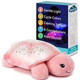 Cloud B - Twinkling Twilight Turtle - Muzikaal Nachtlampje - Roze - Projecteert Onderwaterlichteffecten