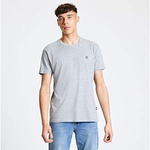 Dare2b Heren DMT528 9EB90 Devout' Casual T-shirt met korte mouwen/Polos/Vests, Asgrijs 2X-Large