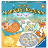 Ravensburger Midi Mandala Designer Boho Style 20019, Zeichnen lernen für Kinder ab 6 Jahren, Zeichen-Set mit Mandala-Schablonen für farbenfrohe Mandalas