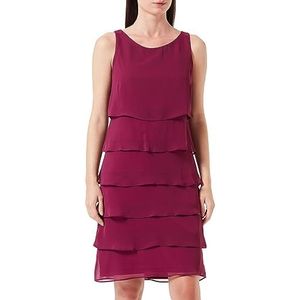 Vera Mont cocktailjurk voor dames met ruches, Real Purple, 38