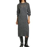 Pepe Jeans - Midi-jurk - Beige - Wol en Alpaca - Casual