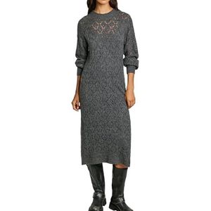 Pepe Jeans - Midi-jurk - Beige - Wol en Alpaca - Casual