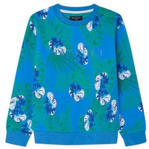 Hackett London Hackett sweatshirt met bloemenprint voor jongens, blauw (blauw/multi), 13 jaar, Blauw (Blauw/Multi), 13 jaar