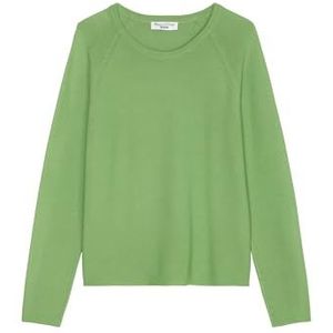 Marc O'Polo Denim - Gebreide Trui - Groen - Biologisch Katoen