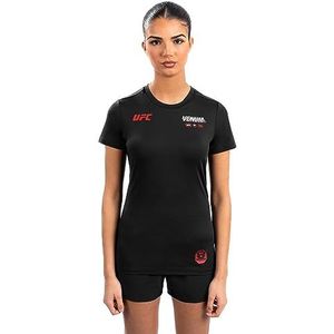 VENUM, UFC Adrenaline by Women's Fight Week Dry-Tech Dames T-Shirt, Zwart, L, Zwart, L