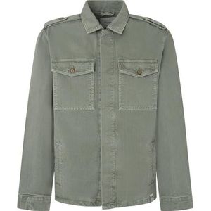 Pepe Jeans Eaton Colour Field Jacket voor heren, Groen (Palm Green), XL