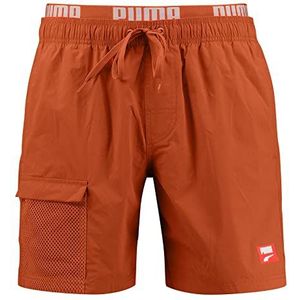 PUMA Utility Mid Shorts voor heren, chili poeder, S