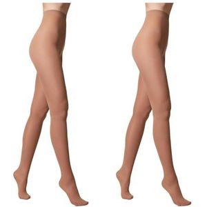 Conte Elegante Dames Panty EPISODE 50 DEN Gebreide Microvezel Fluweel Zacht Klassiek Versterkte Tenen Warm voor Herfst en Winter Kleur Natuurlijk Maat 2
