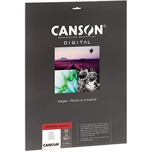 Canson C33300S007 Canson Performance Digitaal fotopapier, 255 g, 20 vellen, A3, wit