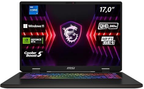 Sword 17 HX - Gaming Laptop - QHD+ - NVIDIA GeForce RTX 40 - Intel Core HX