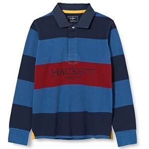 Hackett London Boy's Heritage Multi STR Polo Shirt, Navy Blazer, 3 jaar