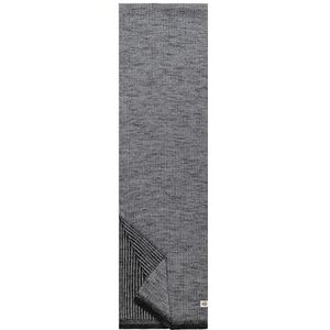 Roeckl Heren Two-Tone Merino 25x180 Wintersjaal, grijs/zwart, standaard, grijs/zwart, One Size