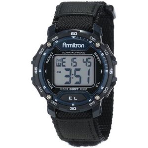 Armitron Sport digitaal chronograaf herenhorloge met nylon band, 40/8291