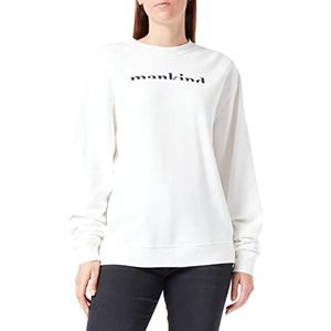 7 For All Mankind Mankind sweatshirt voor dames, wit, M