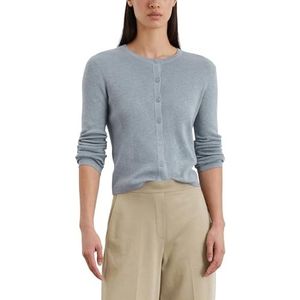 Marc O'Polo Damescardigan met knoopsluiting, slimfit, blauw, XXS