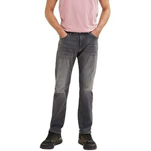TOM TAILOR heren Josh Regular Slim-jeans voor heren Josh normale smalle jeans, 10219-gebruikte half steengrijze denim, 29W / 32L