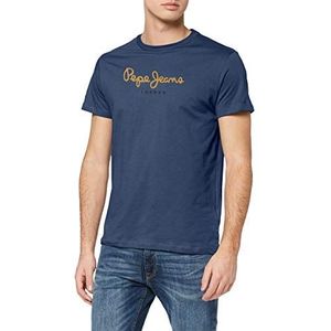 Pepe Jeans Eggo T-shirt met korte mouwen voor heren - blauw - X- L arge