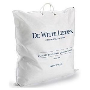 De Witte Lietaer hoofdkussen, katoenen peral, wit, 60 x 60 cm