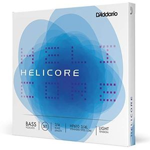 D'Addario Helicore 3/4 Schaal Lichtspanning Pizzicato Bass String Set