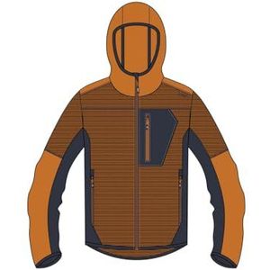 CMP Heren fleecejack Knit Tech met vaste capuchon
