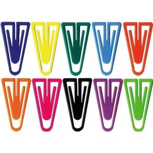 Laurel Paperclip plastic clips van polystyreen, 25 mm, SB-zak, groen