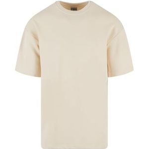 Urban Classics Heren T-Shirt Light Terry T-Shirt Crew whitesand S, witzand., S