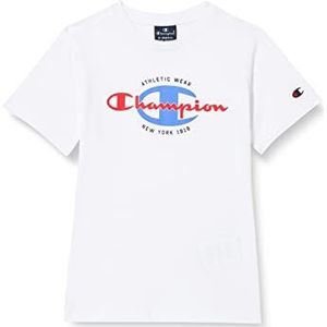 Champion Legacy Graphic Shop C S/S T-shirt, wit, 5-6 jaar kinderen en jongens