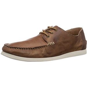 SELECTED SHPelle Leather Shoe H Mocassin voor heren, Beige cognac, 42 EU