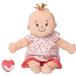 Manhattan Toy Baby Stella Perzik met lichtbruin haar zachte eerste babypop vanaf 1 jaar, 38,1 cm