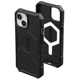 URBAN ARMOR GEAR Pathfinder Case compatibel met Apple iPhone 15 [Draadloos opladen/Magnetisch opladen compatibel, militaire standaard Drop Protection] zwart