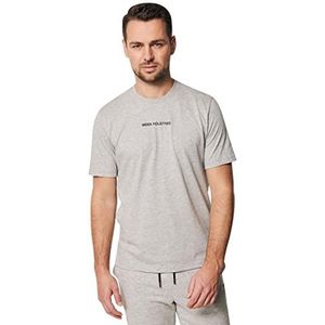 Mexx Heren T-shirt met korte mouwen, grijs gemêleerd, M