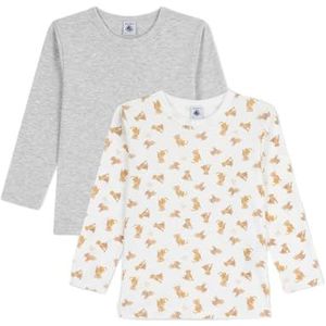 Petit Bateau 2 TS ML LE ondergoed voor overdag, variant 1, 2 jaar voor kinderen, Variant 1:, 24 Maanden