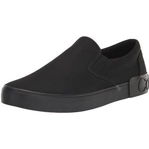 Calvin Klein Ryor sneakers voor heren, Zwart Zwart Canvas 002, 44 EU