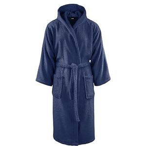 SWEET HOME Klassieke badjas voor dames en heren met capuchon, uniseks, Naval Academy, L