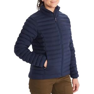 Marmot Dames Echo Featherless Jacket, Warme Puffy Jacket, geïsoleerde winterjas, waterafstotende gewatteerde parka, lichtgewicht inpakbaar jack voor buiten, winddicht, Arctic Navy, XL