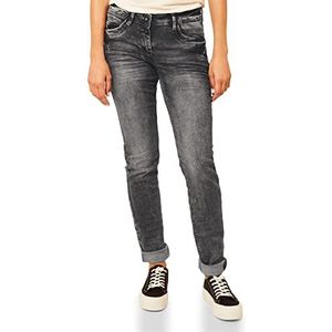 Cecil Comfortabele jeansbroek voor dames, Black Used Wash., 28W x 32L