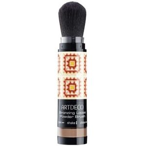 ARTDECO Bronzing Loose Powder Brush – voor gezicht & lichaam – los bronzen poeder met geïntegreerde kwast – ideaal voor onderweg – 1 x 3 g