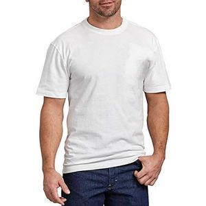 Dickies Mannen korte mouw zwaargewicht ronde hals groot werk Utility T-shirt - wit - M