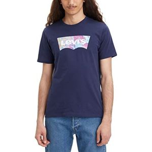 Levi's Graphic Crewneck Tee T-shirt Mannen, Bw Lava Fill Naval Academy, XS