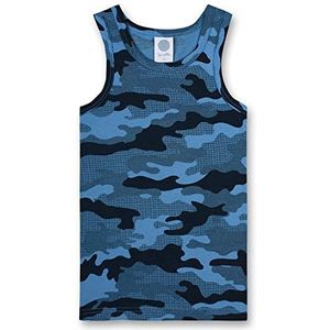 Sanetta Jongens Shirt Blauw Ondergoed