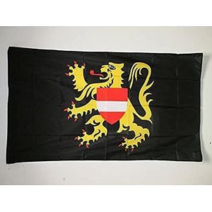 Vlag provincie Vlaams-Brabant 90x60cm - Vlag Vlaams-Brabant 60 x 90 cm Hoes voor vlaggenmast - AZ FLAG