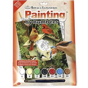 Royal & Langnickel - schilderen op nummer dierlijke buren, bevat verf en kwast, voor volwassenen en kinderen vanaf 8 jaar